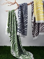 Matouk Zebra Palm Beach Towels