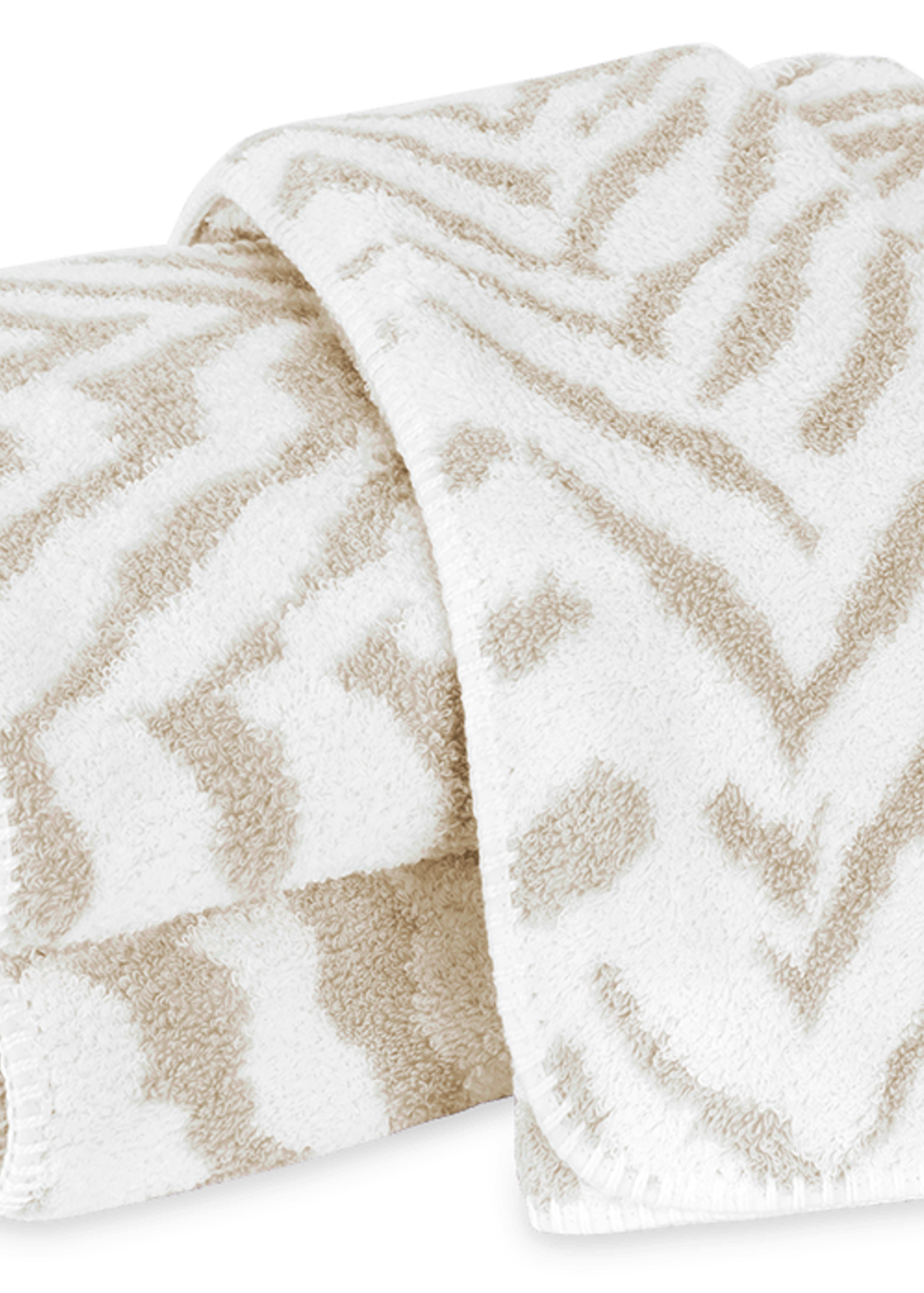 zebra jacquard bath towels