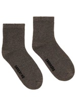 Care By Me Dark Brown Cashmere Socks