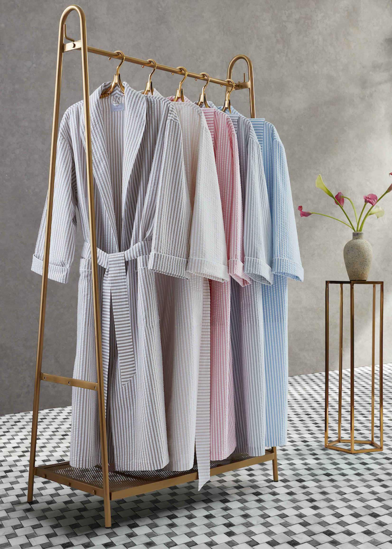 Matouk Matteo Seersucker Robes Highcroft Fine Linens & Home