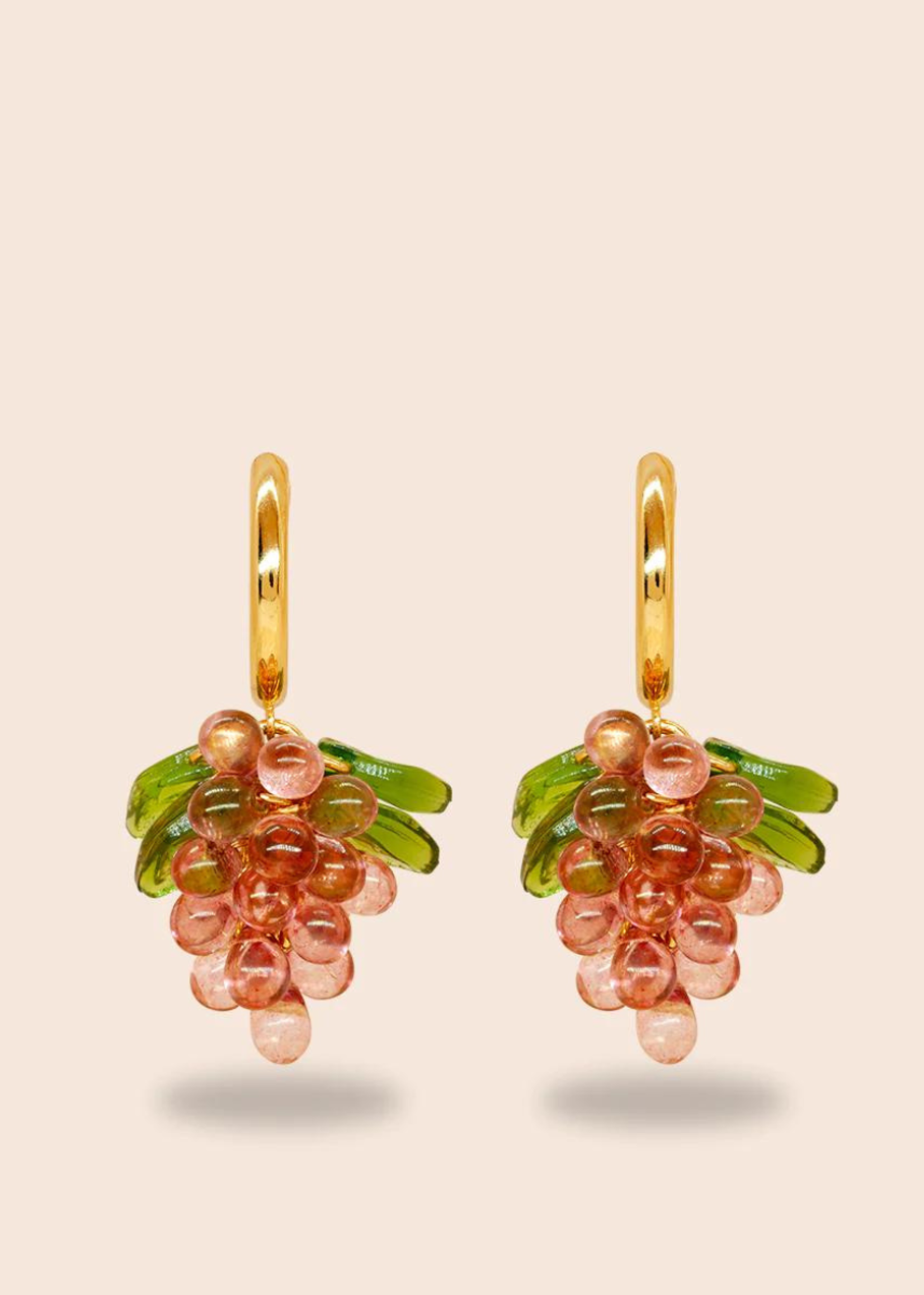 Annele Annele Raspberry Jelly Earrings