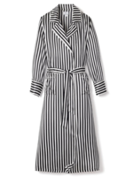 Petite Plume Bengal Stripe Silk Nightshirt