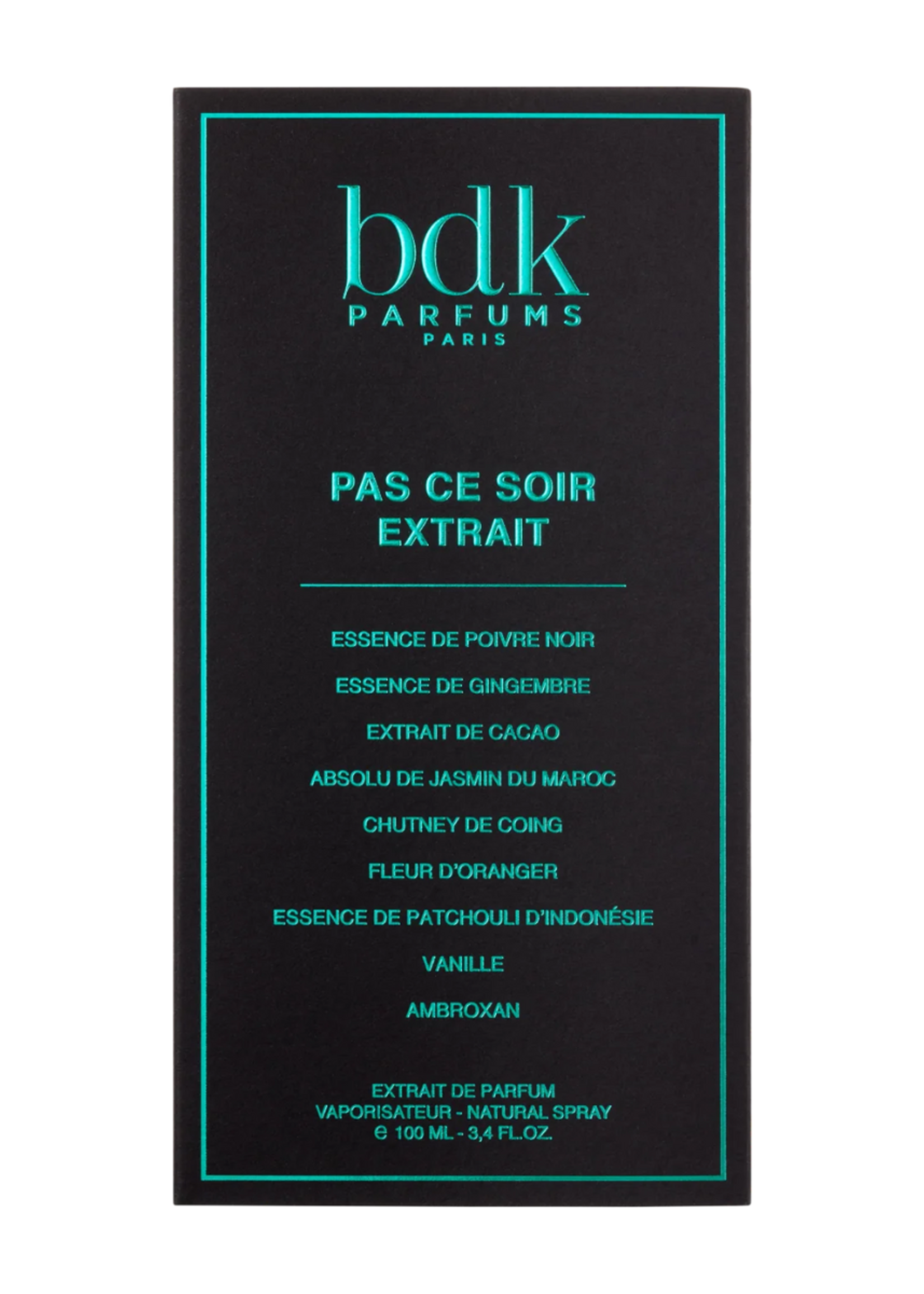 BDK Parfums BDK Parfums Pas Ce Soir Perfume Extrait