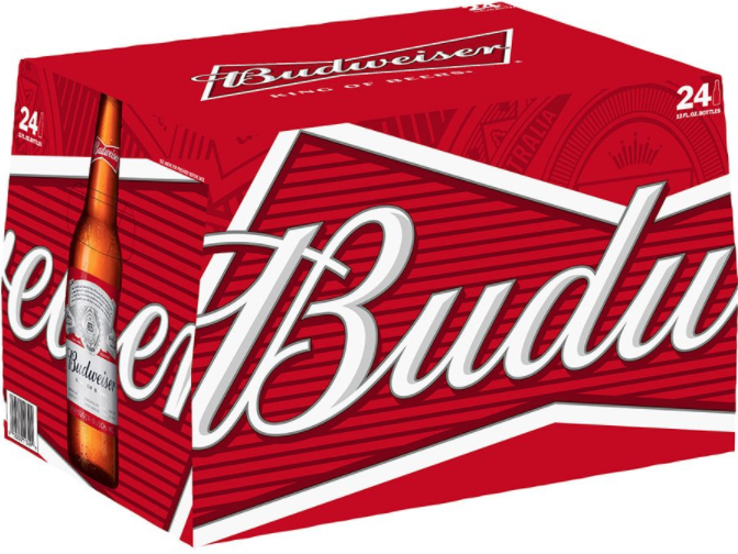Anheuser busch budweiser 24/12 Red Box lnnr (018200113499)