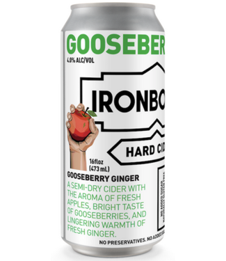 Ironbound Hard Cider Ironbound Gooseberry Ginger Cider (4pk-16oz cans)
