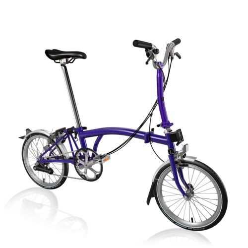 purple metallic brompton
