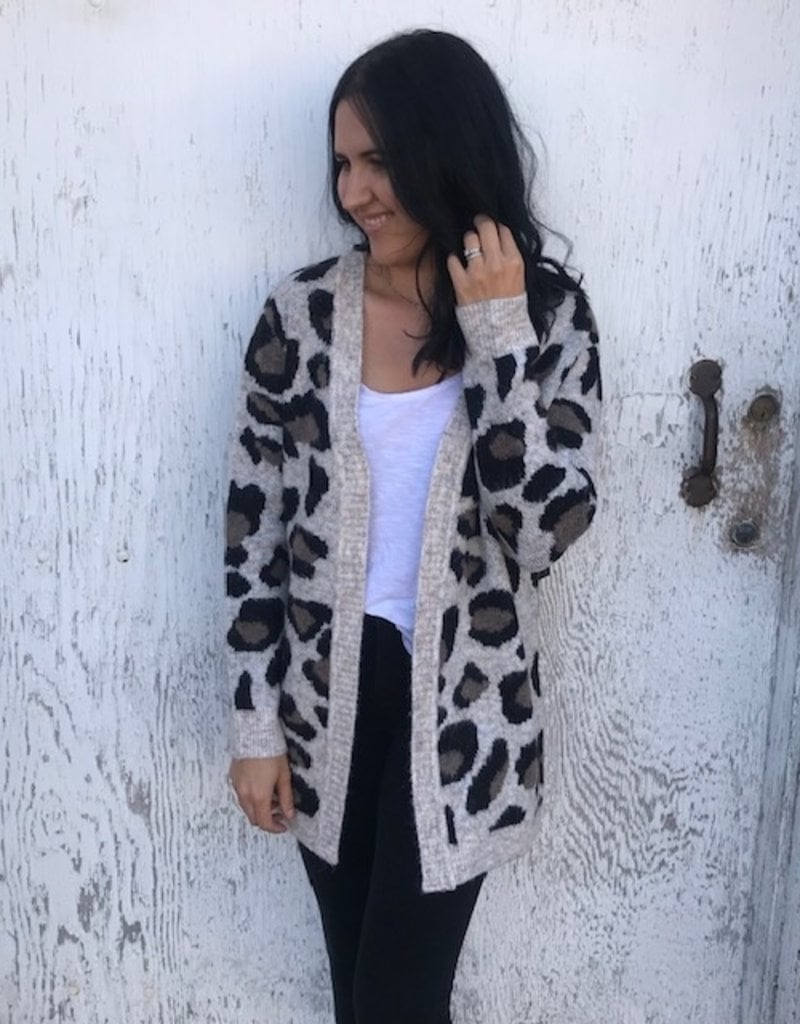 Leopard Cardigan Losa Chic Boutique