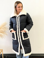 Dex sherpa puffer coat