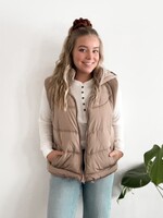 LOSA hooded puffer vest