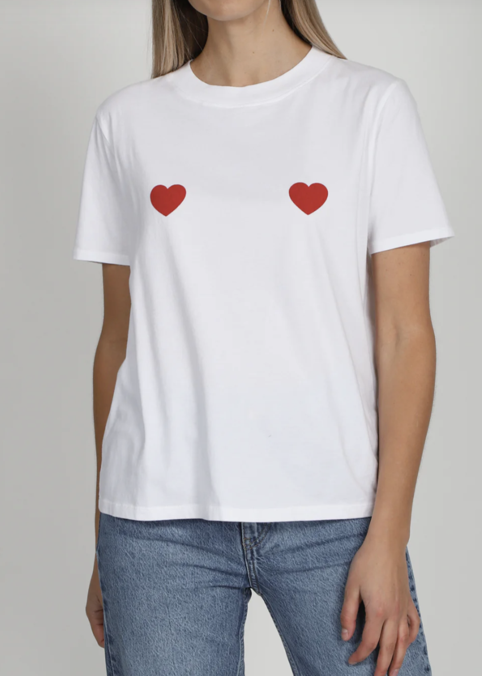 brunette the label Double Heart Classic Tee