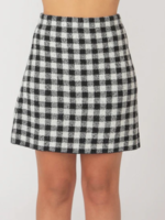 Dex checkered skirt