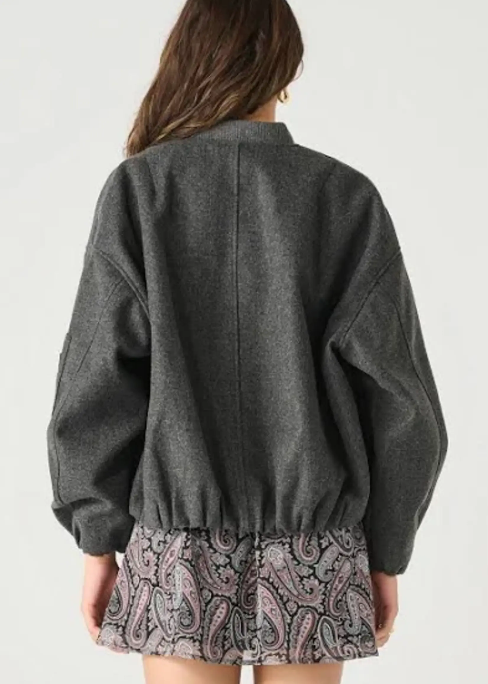 Dex oversized bomber jacket