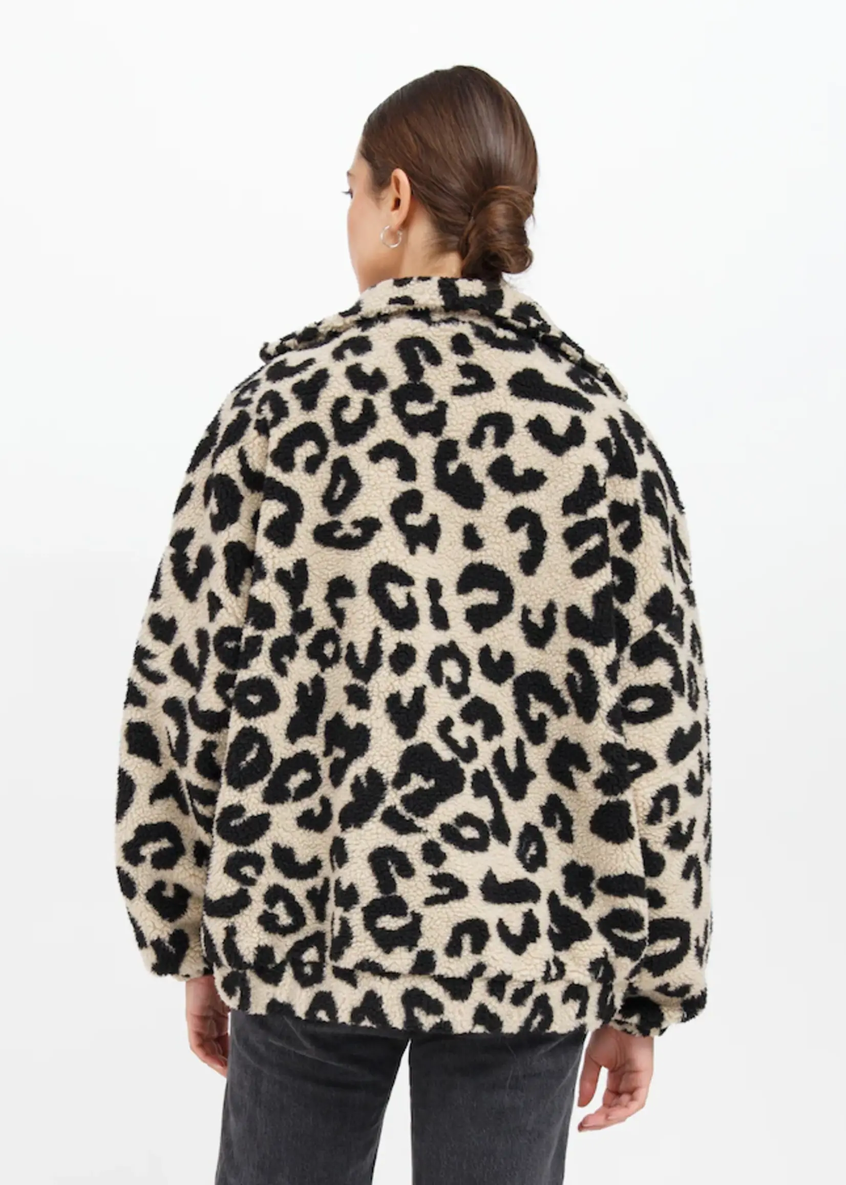 brunette the label LEOPARD SHERPA
