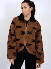 Joline Horse Sherpa - LoSa Chic Boutique