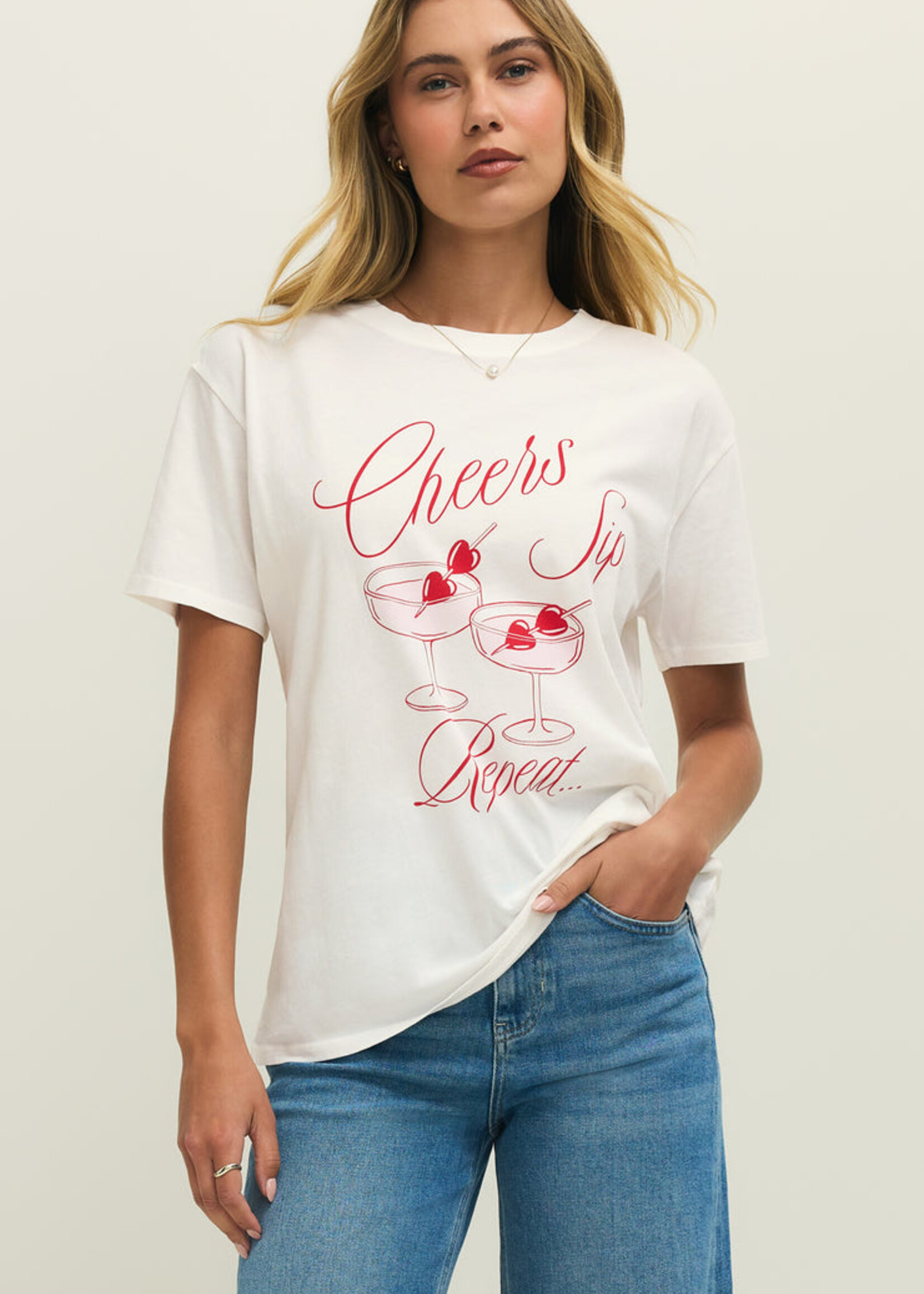 Z Supply cheers bf tee