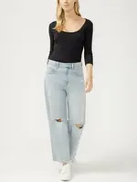 silver jeans be easy crop