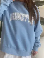 brunette the label varsity NYBF Brunette crew