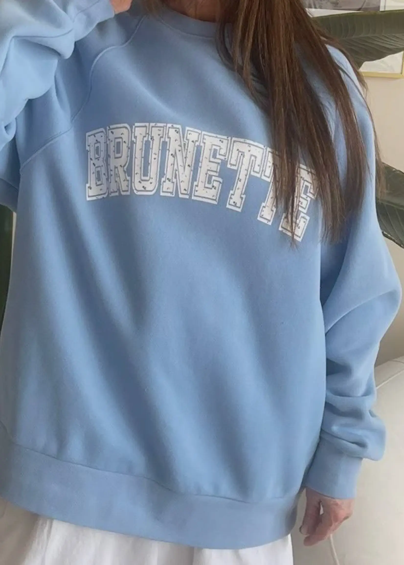 brunette the label varsity NYBF Brunette crew