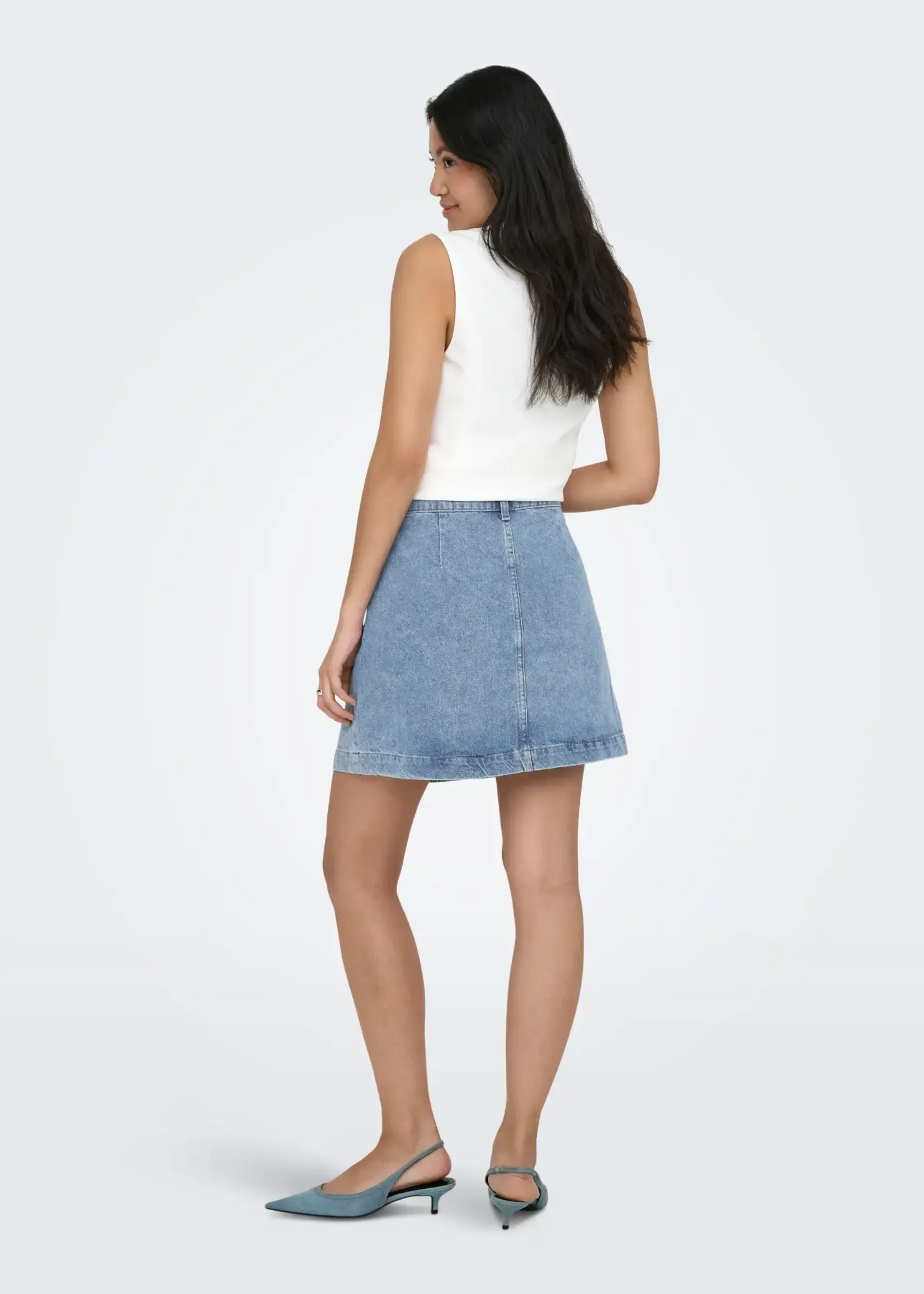 ONLY HW denim skirt
