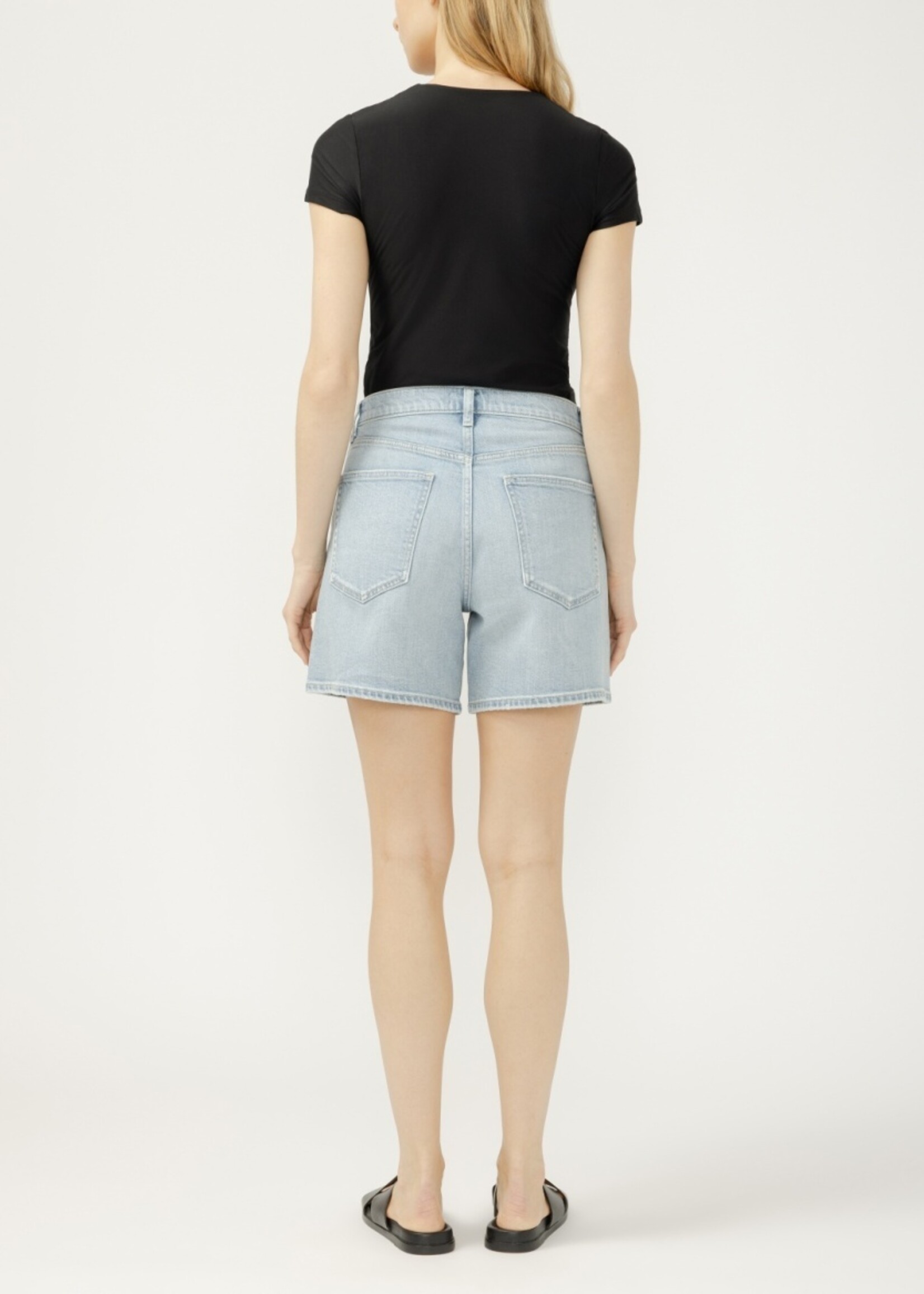 silver jeans be easy short