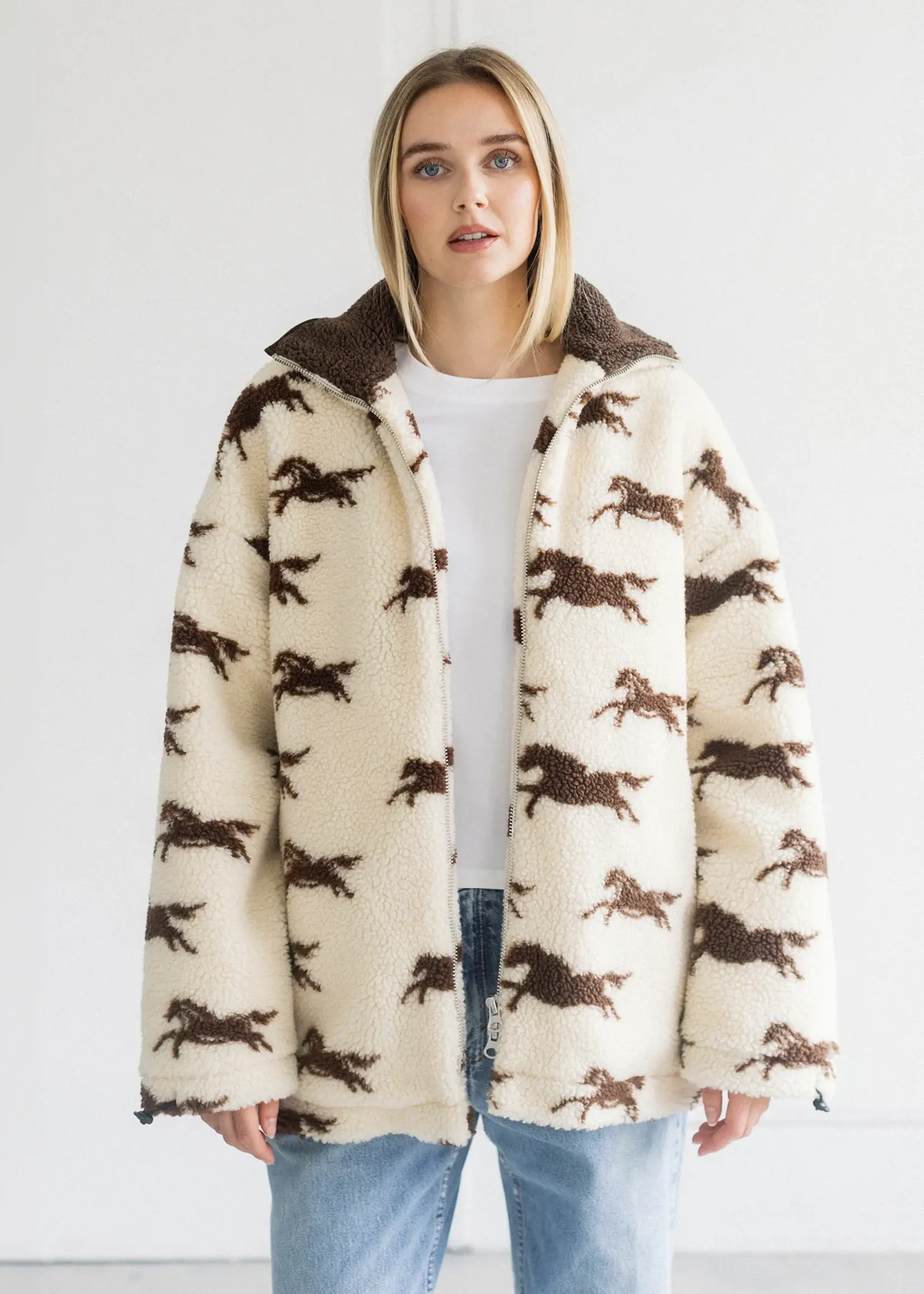 brunette the label Sherpa Jacket