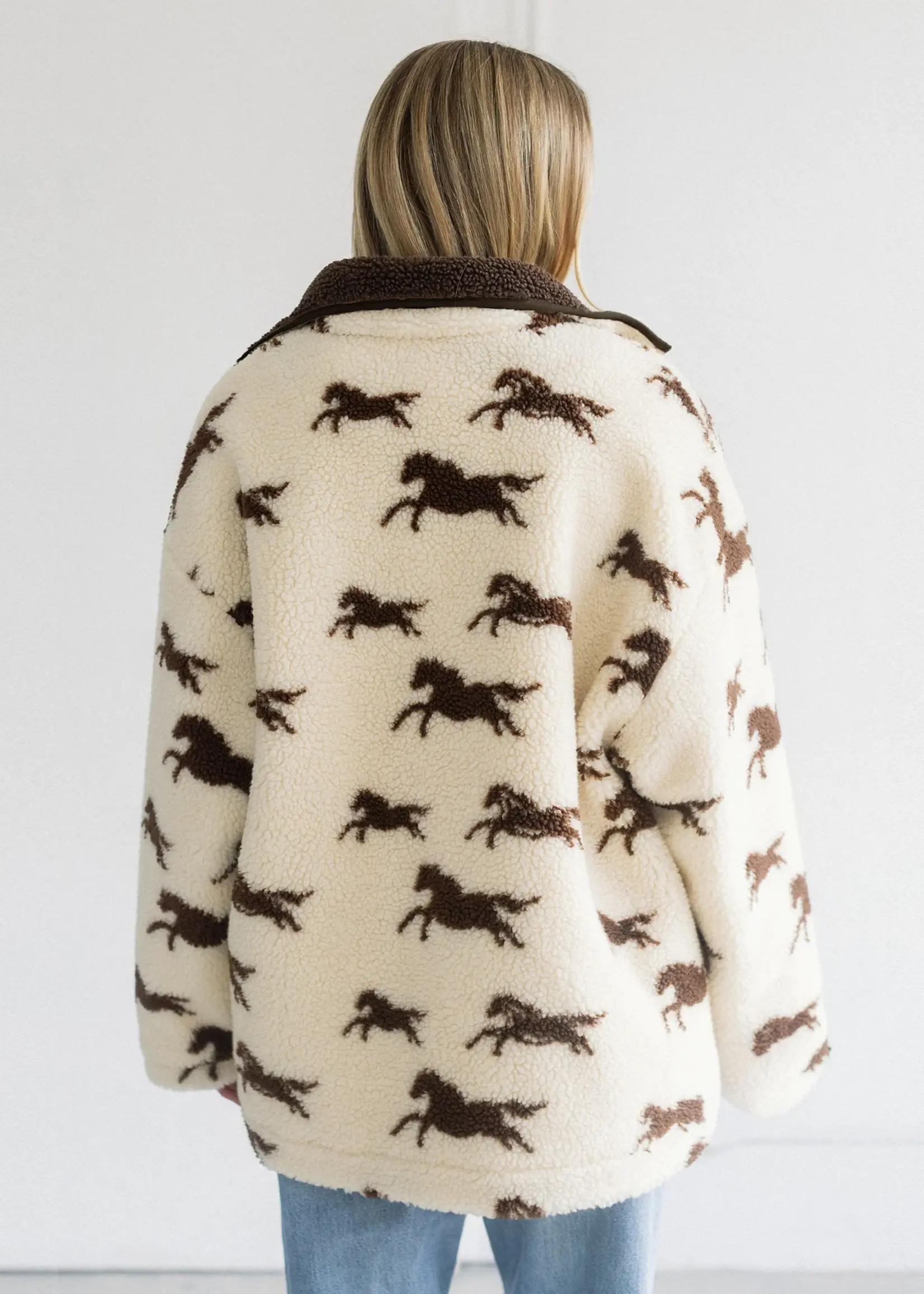 brunette the label Sherpa Jacket