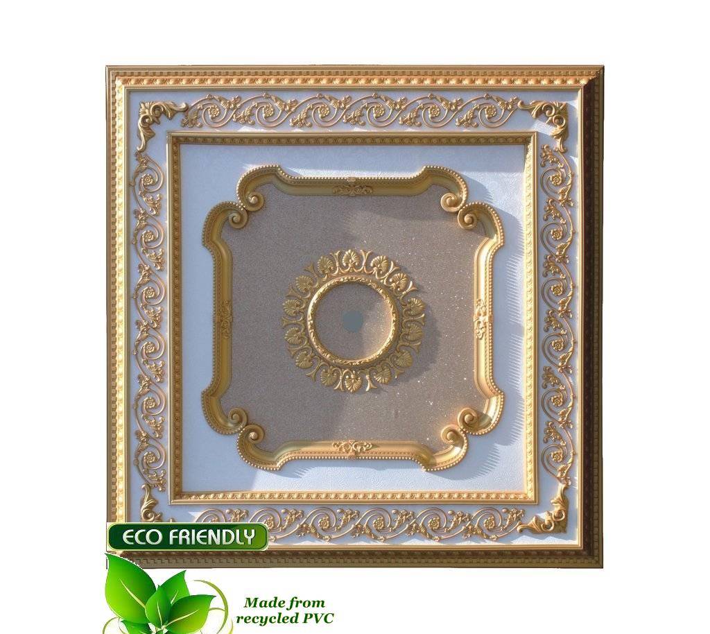 B S Lighting Square2 S 101 32 Inch Ceiling Medallion