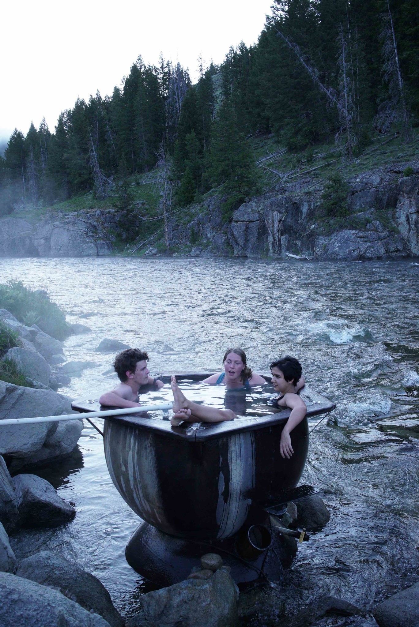 Morning Soak in the Salmon River