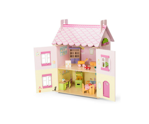 Wooden, Furniture included!! Le Toy Van My First Dream House H136 
