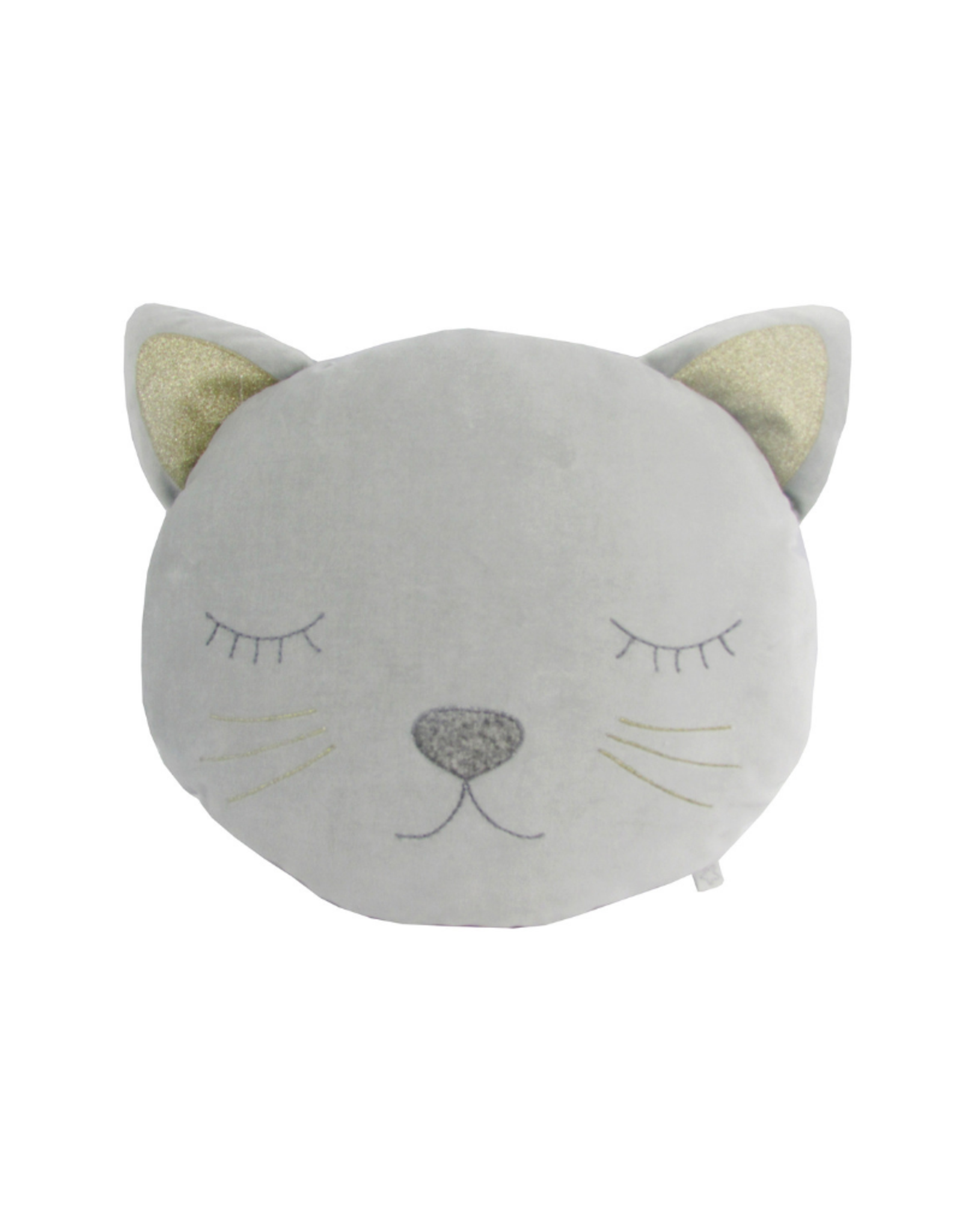Grey Velvet Cat Plush