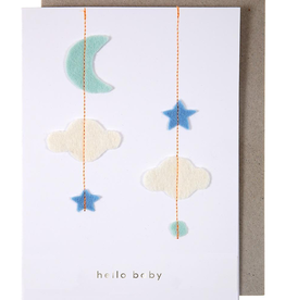 Stitched Baby Mobile Card