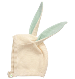 Mint baby bunny hat