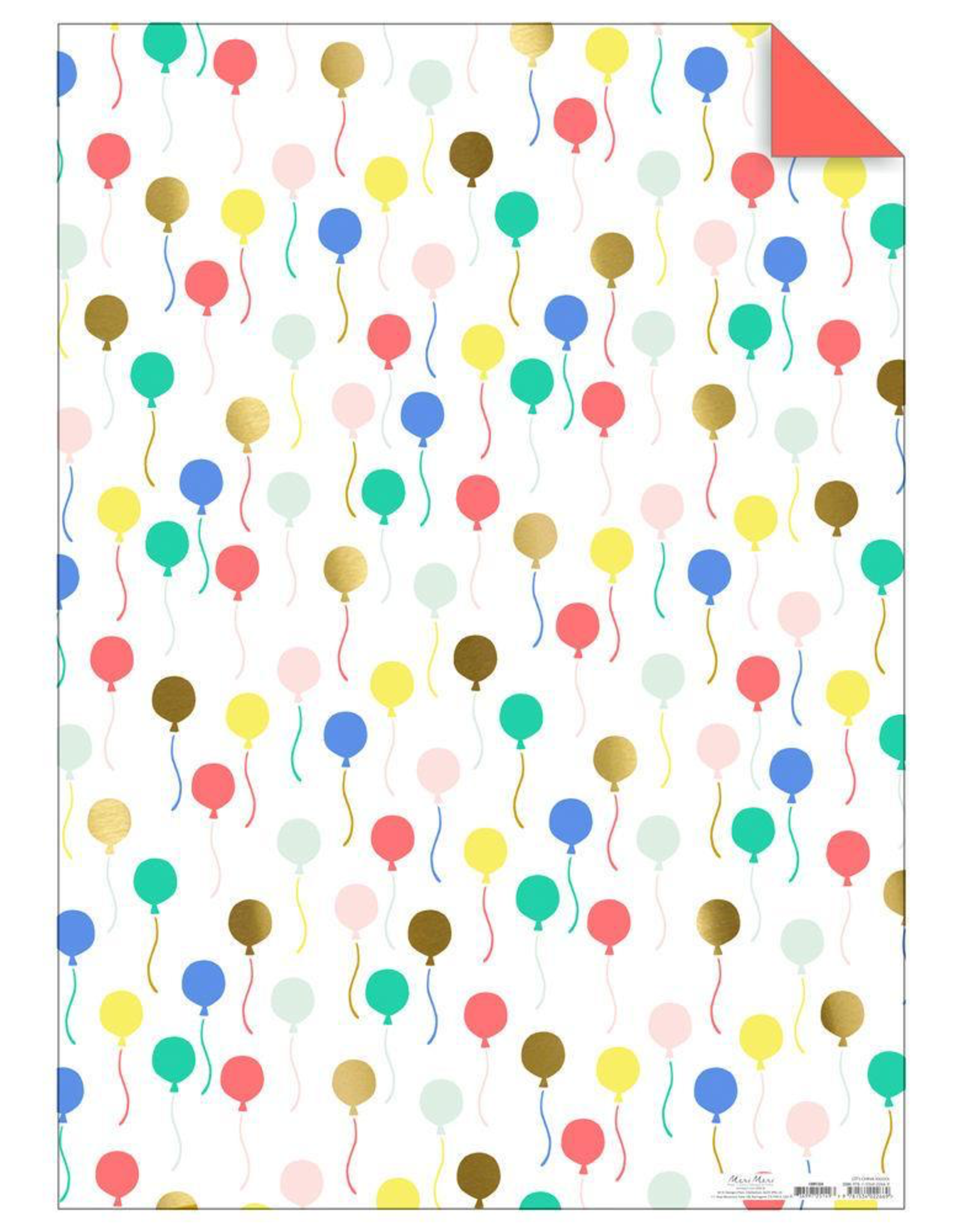 Balloon Gift Wrap Sheets