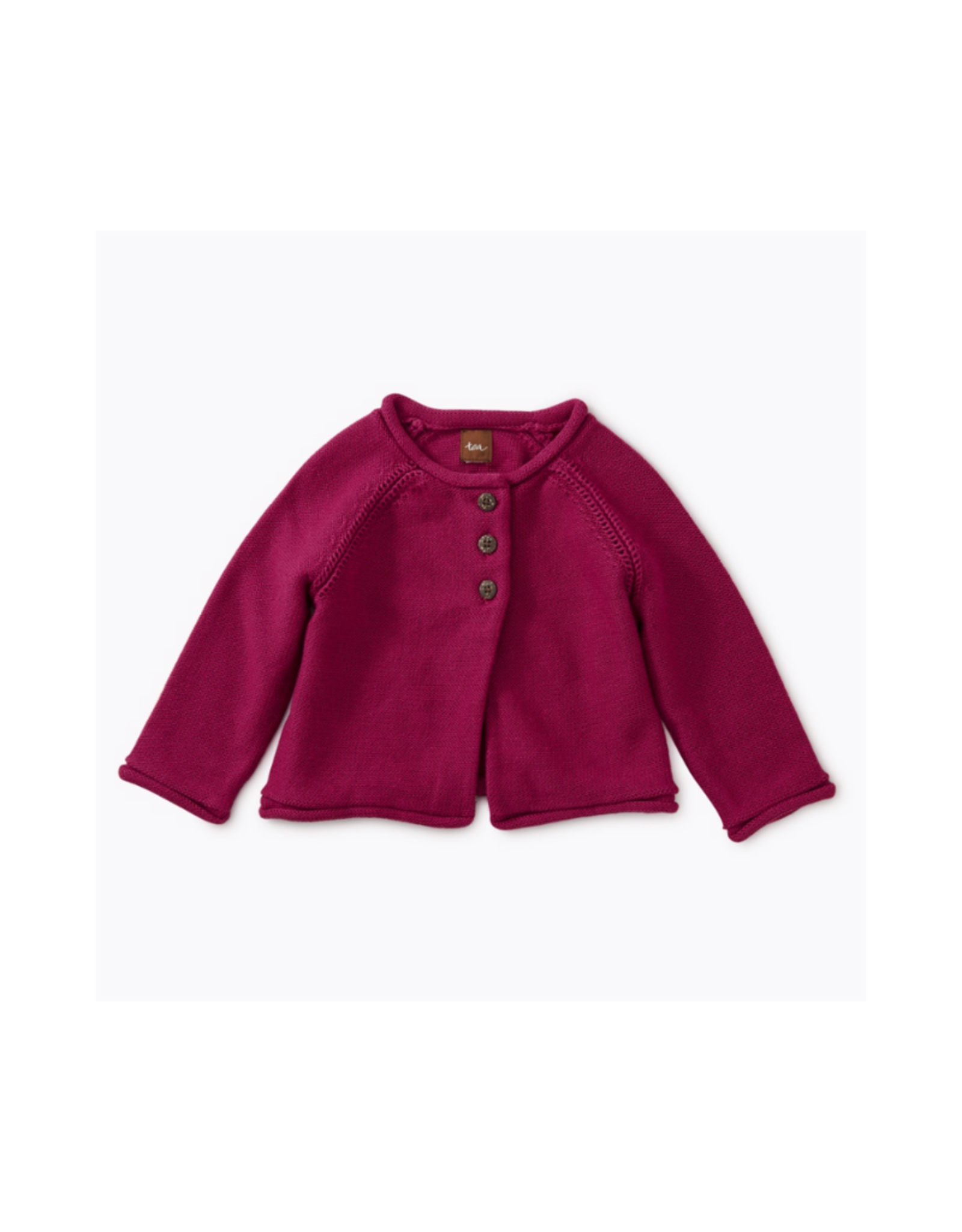 maroon baby cardigan