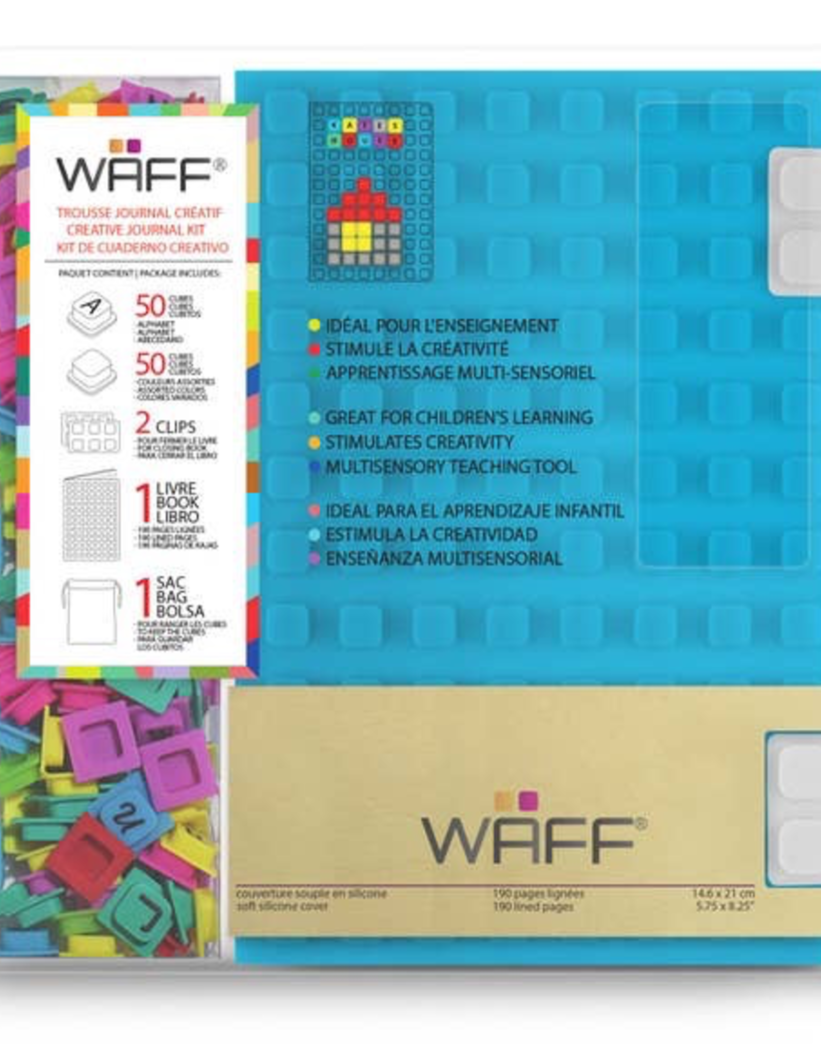 Aqua Blue Combo Large Journal