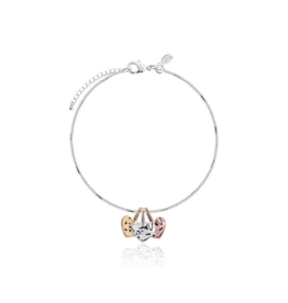 Florence Hammered Heart Bracelet