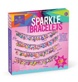 Craft-tastic DIY Glitter Charm Bracelets