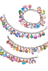 Craft-tastic DIY Glitter Charm Bracelets