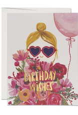 Heart Shaped Sunglasses Birthday Card