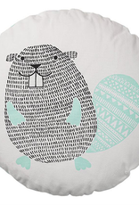 Cotton Pillow with Beaver