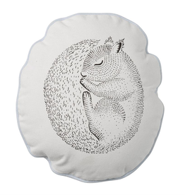 Cotton Pillow with Squirrel