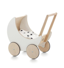 White Toy Pram