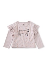 Jaguar Ruffle Graphic Tee