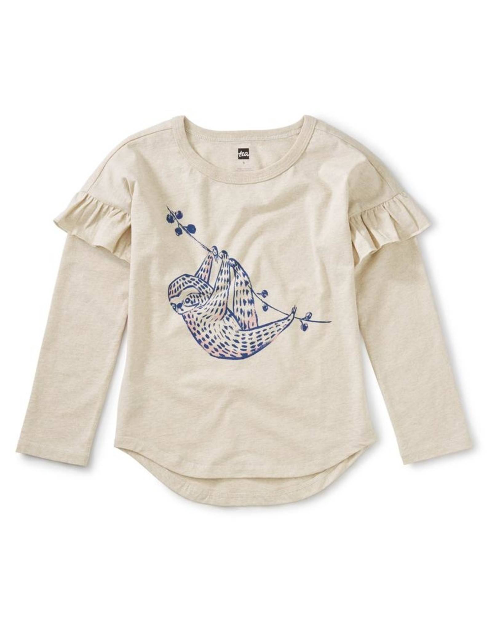 Hanging Out Ruffle Graphic Tee