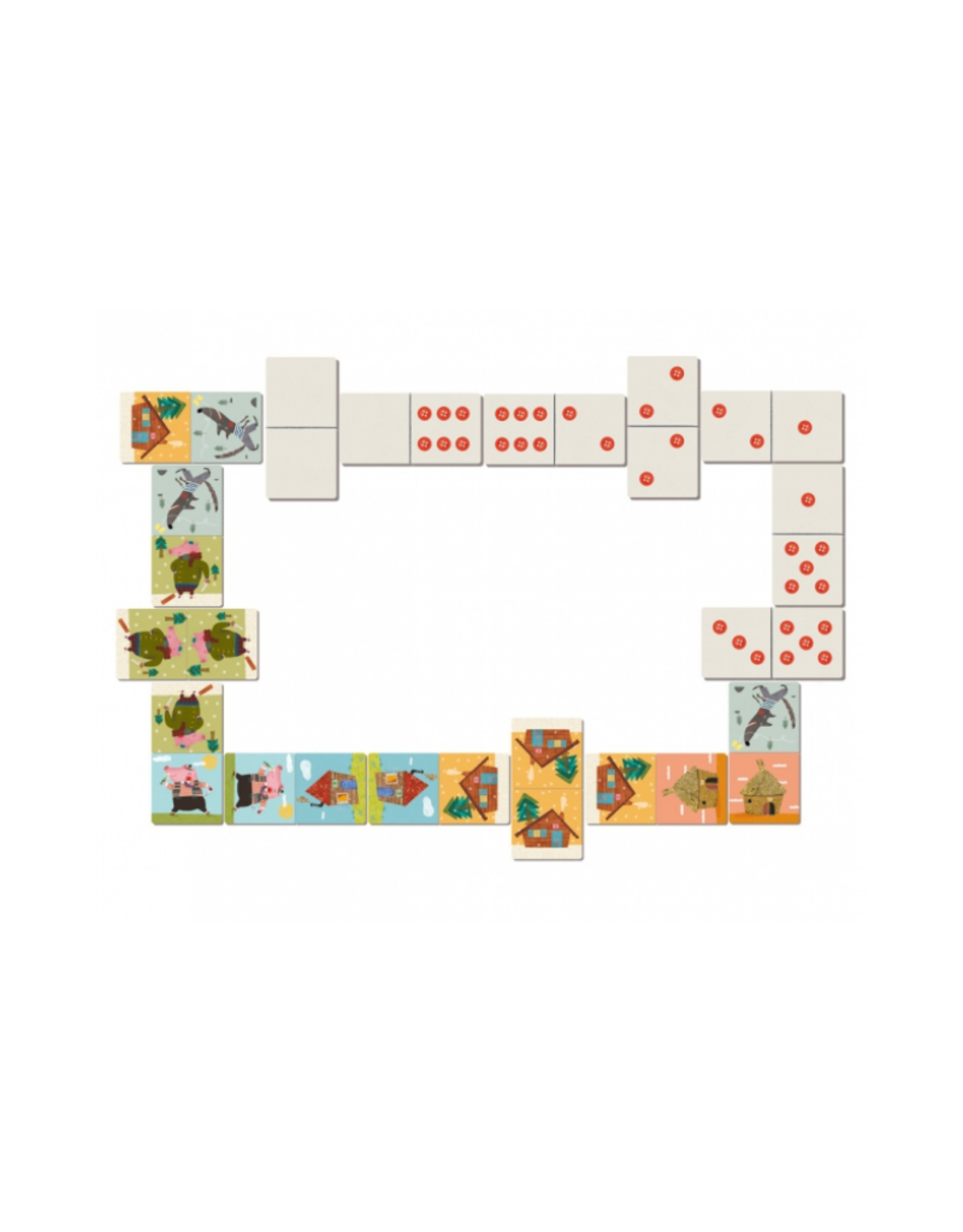 Three Little Pigs Domino Game