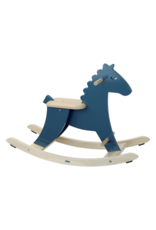 Dark Blue Rocking Horse