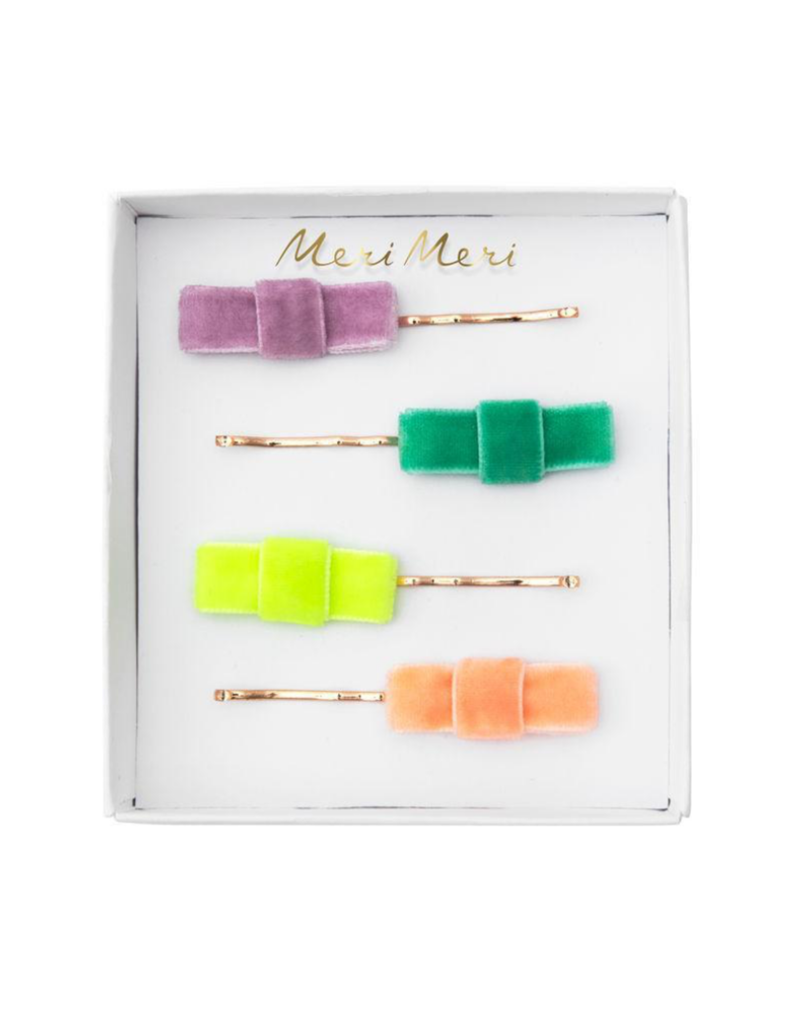 Velvet Bow Hair Slides