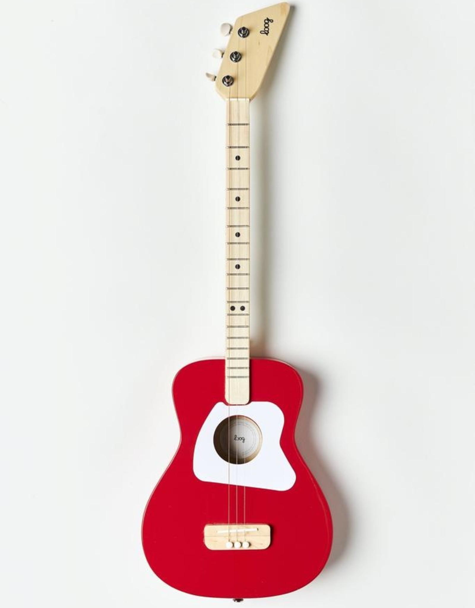 Loog Pro Acoustic Guitar Red