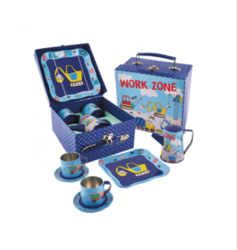 Construction Tin Coffee Set