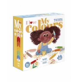 I Love My Colors Reversible Puzzle - 21 Pieces